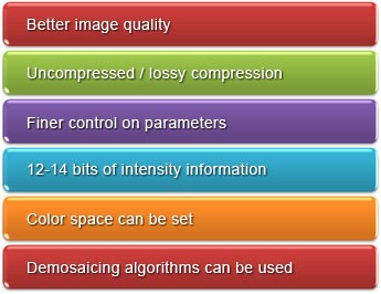 Why take images in the RAW format?