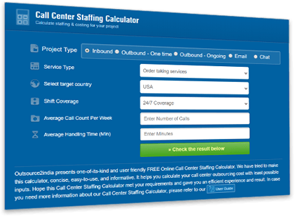 Proprietary Call Center Pricing Calculator