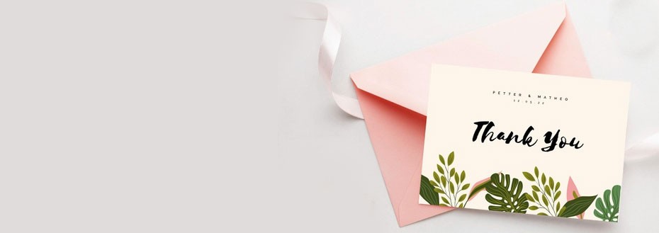 Thank You Card Design Services
