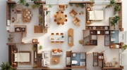 Floor Plan Rendering 