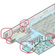 O2I modified a Floor Plan Design based on Red Line Markups provided by the Client