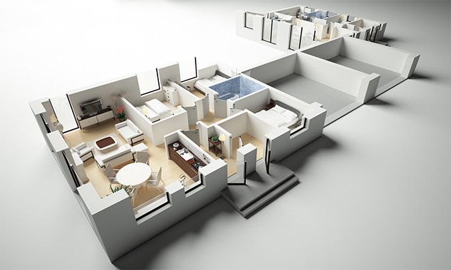 Outsource 3D Floor Plan Creation Services USA Europe Outsource 3d Floor Plan Creation Services