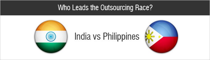 preferred outsourcing India or Philippines