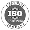 ISO 27001-2013 Certified Company