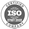 ISO/IEC 27001:2022 Certified Company
