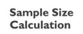 Sample Size Calculator
