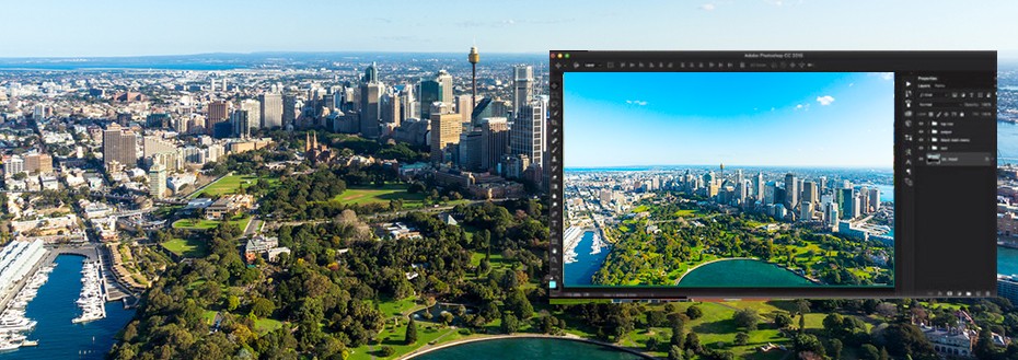 Aerial Real Estate Photo Editing Services