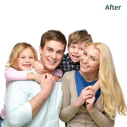 Family Photo Correction After