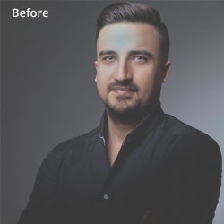Headshot Correction Before
