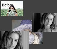 Collage Creation Before
