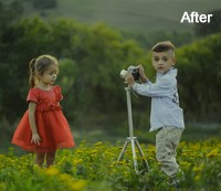 Color Temperature Adjustment After
