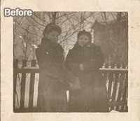 Enlarging Old Photos Before