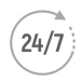 Round-the-clock Availability