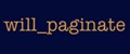 will_paginate will_paginate