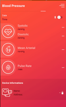 Mobile App to Provide BP Readings Device Information