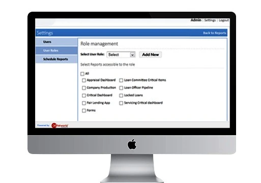 Mortgage Dashboard Role Management